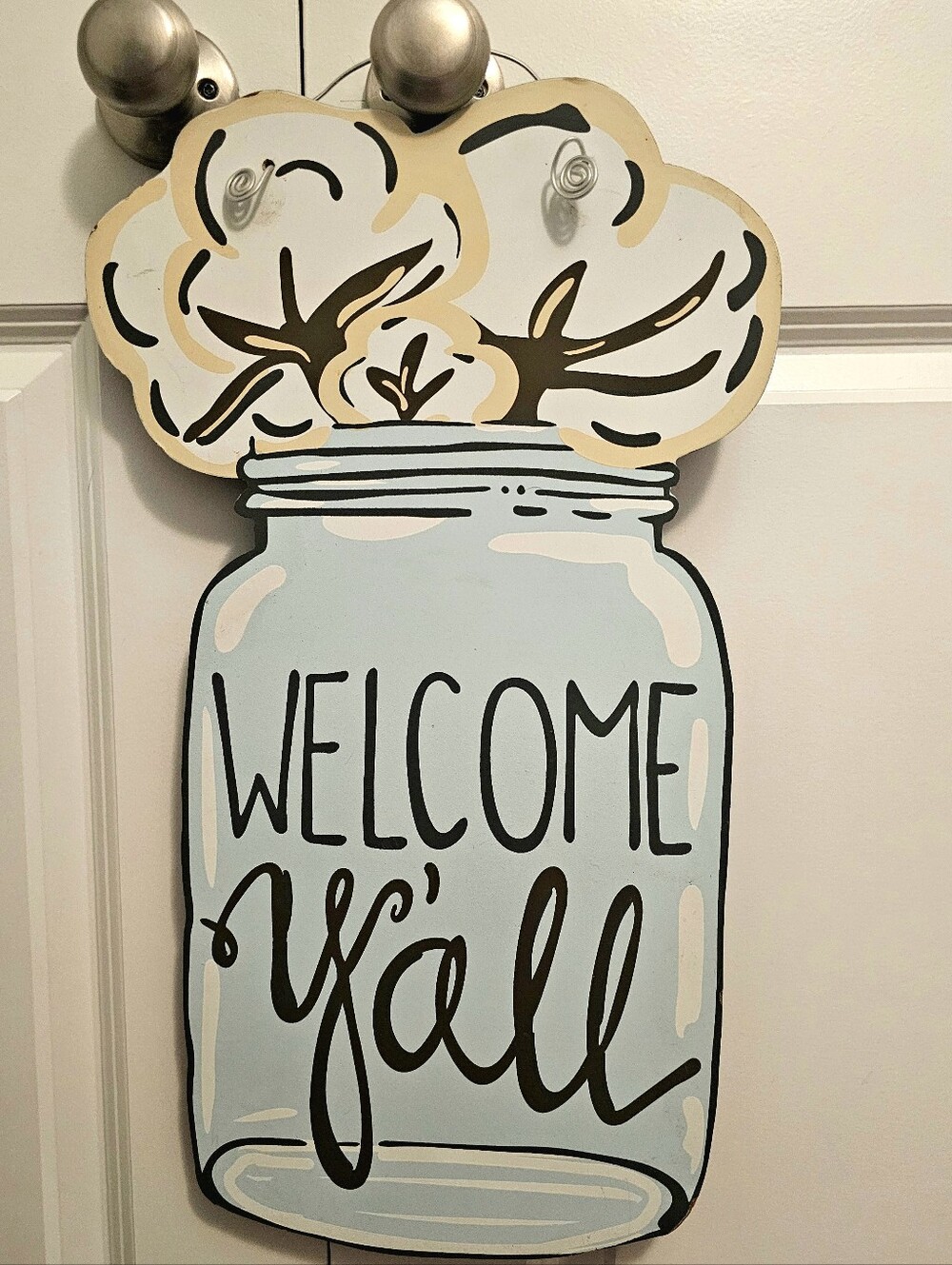 Welcome Yall Door Hanger